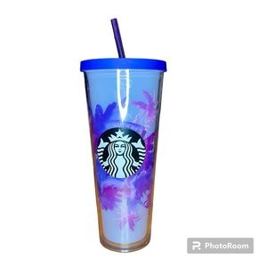 Hard to Find Starbucks Lavender Flower Cold Cup 2016